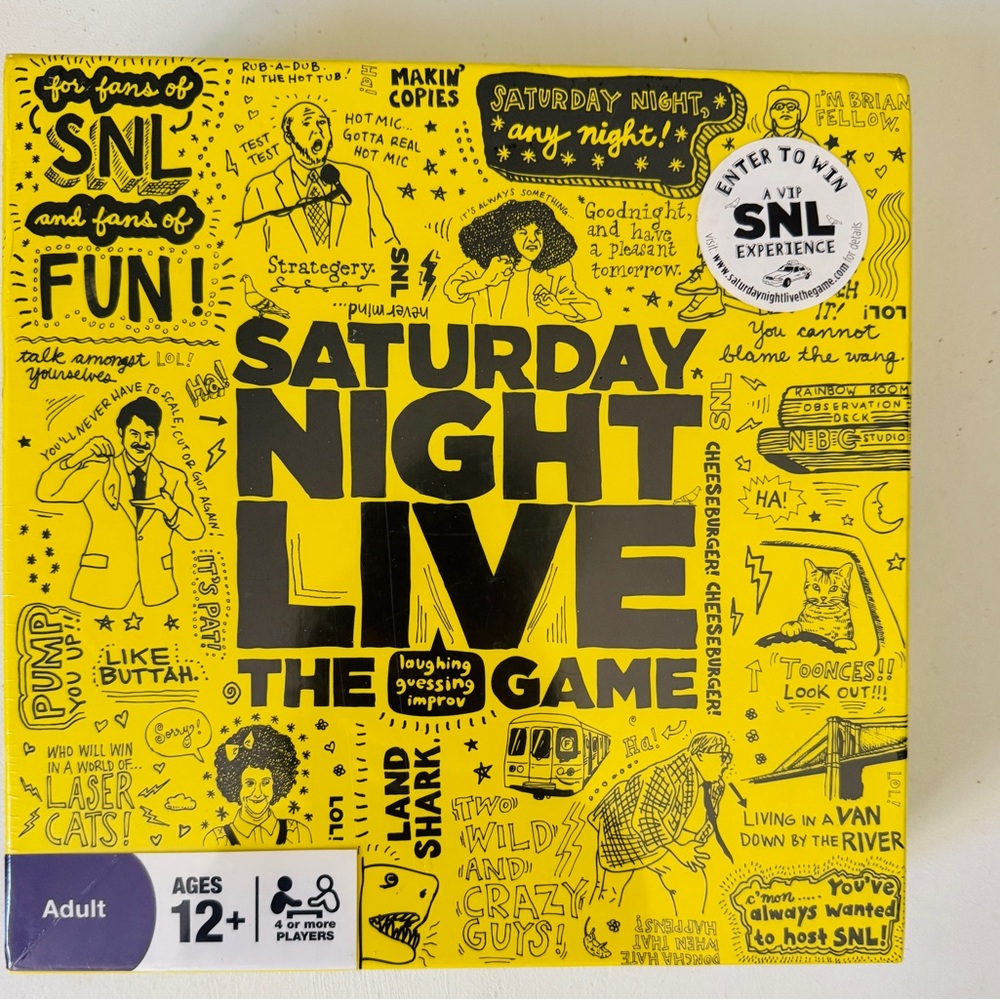 Saturday Night Live The Game - Vibrant Yellow Edition - Brand New